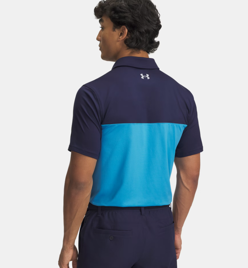 UA Men's T2G Color Bock Polo