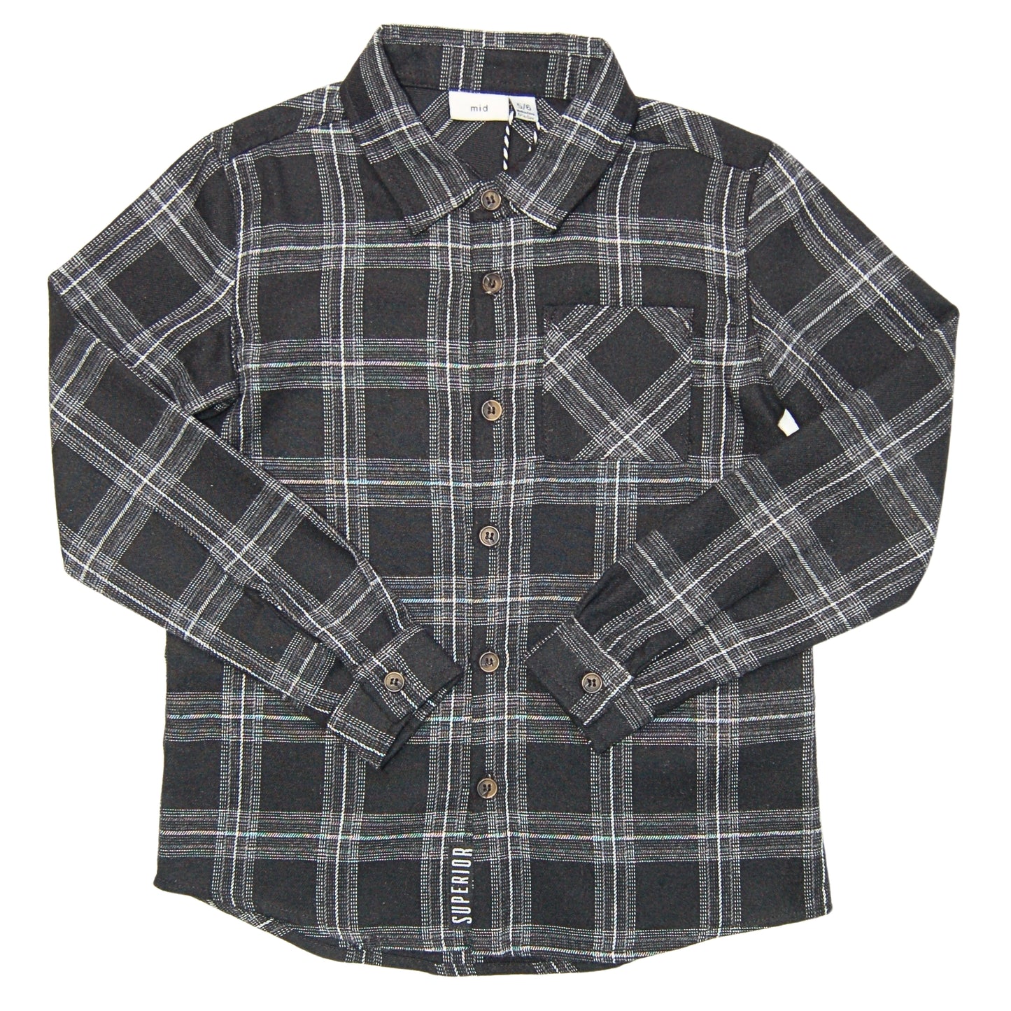 Infant Plaid Button Up