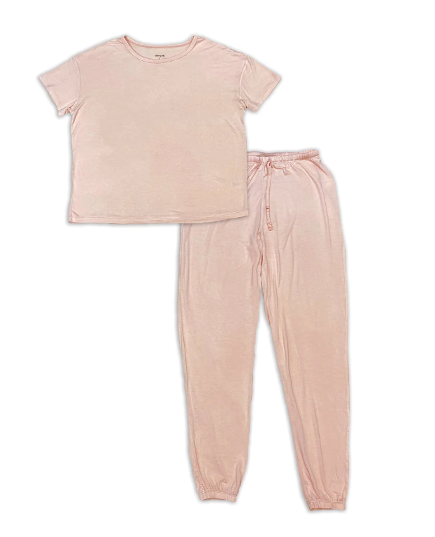 Women's Bamboo Short Sleeve Loungewear Set (Blossom)