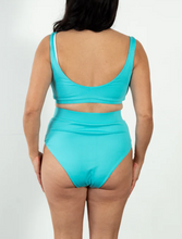 Load image into Gallery viewer, &quot;Brights&quot; Blue Curaco Hight Waisted Bikini Bottom
