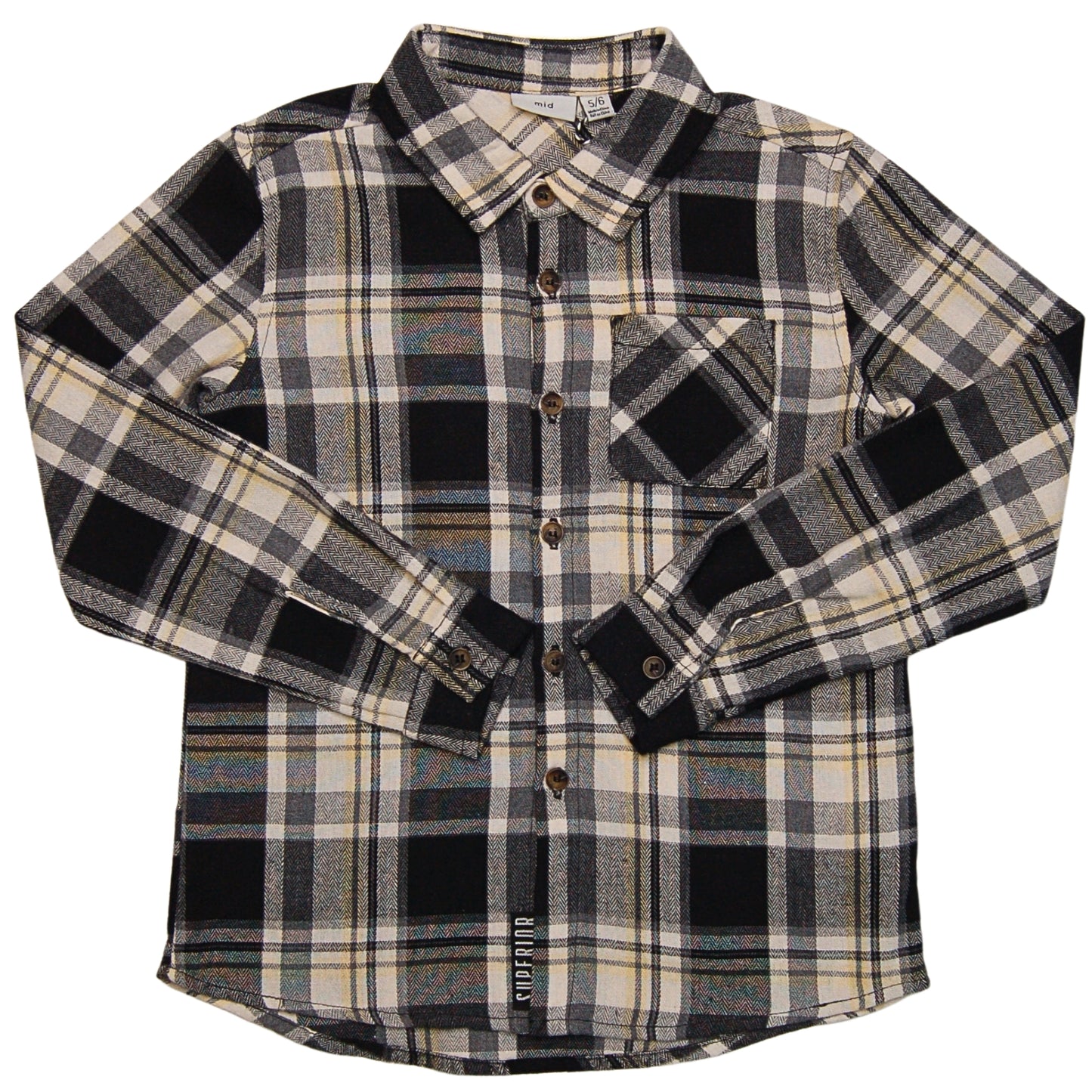 Infant Plaid Button Up