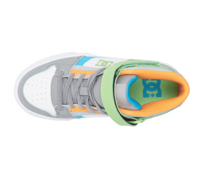 Children's DC Pure High Top EV -Grey/Grey/White