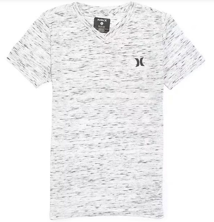 Hurley Youth Black/White Cloud Slub Tee