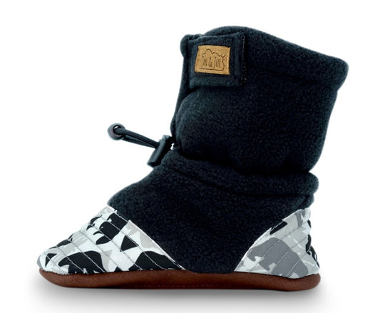 Adjustable Stay Put Cozy Booties -Bears