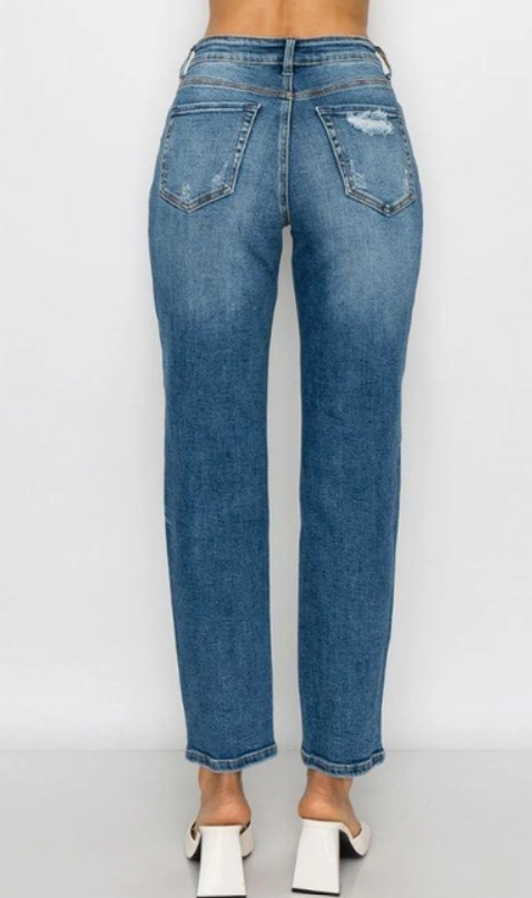 Stretch Slim Straight Jeans