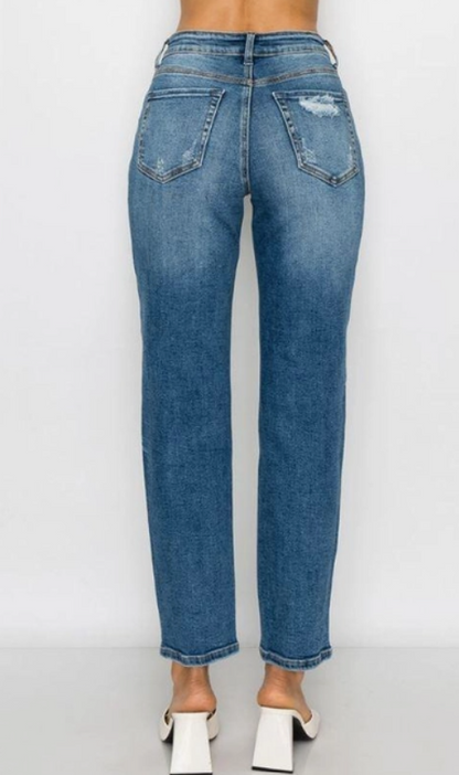 Stretch Slim Straight Jeans