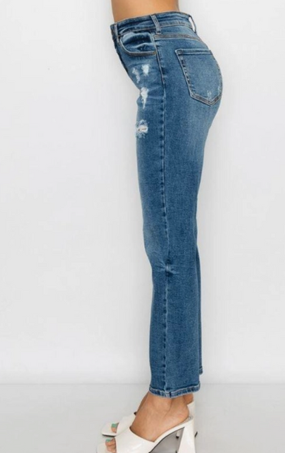 Stretch Slim Straight Jeans