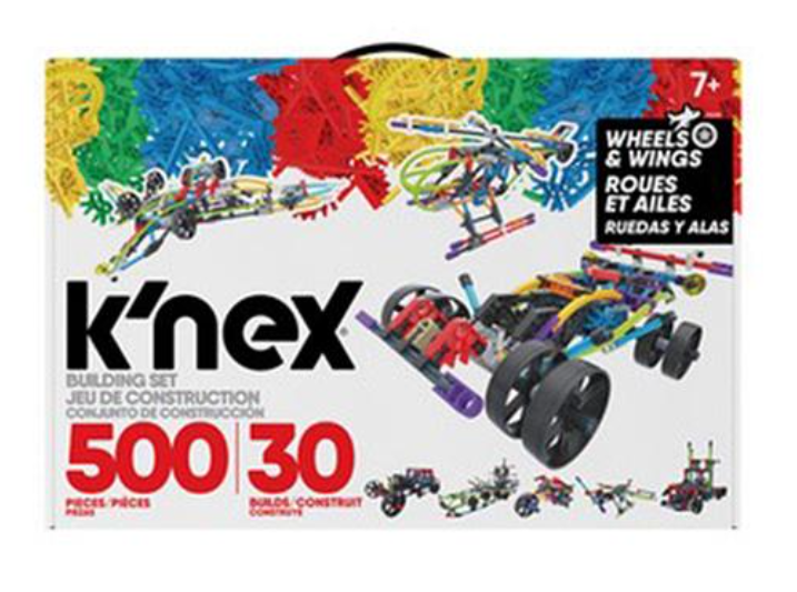 K'NEX CLASSIC - 500PC WINGS & WHEELS