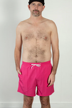 Load image into Gallery viewer, &quot;Brights&quot; Hot Pink Adult Swim Trunks
