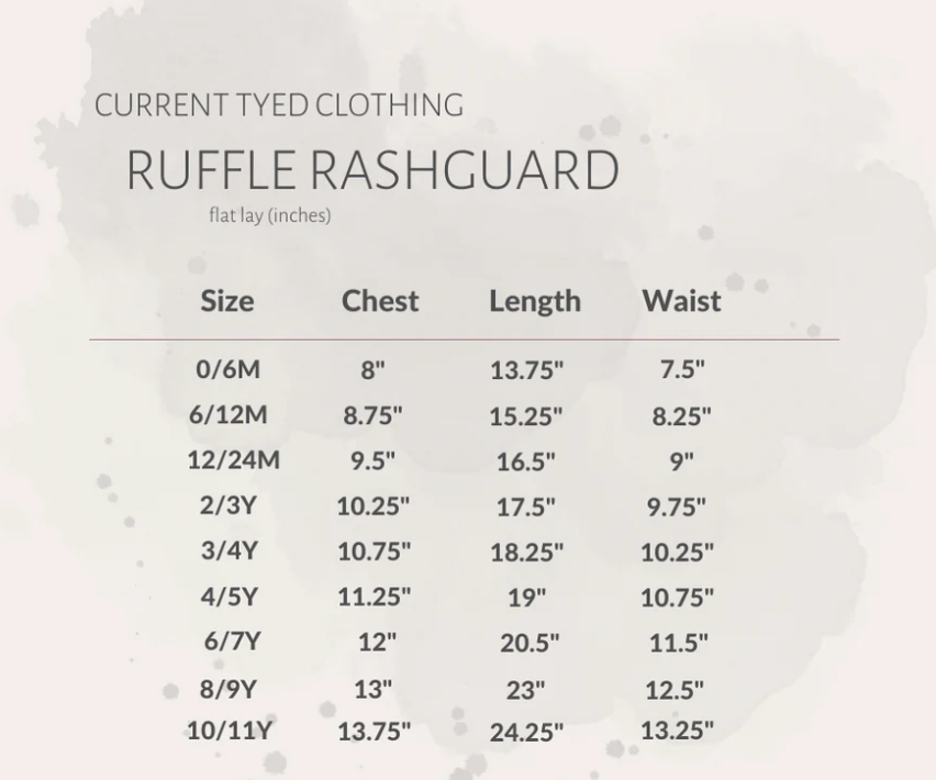 The "Alice" Ruffle Rashguard