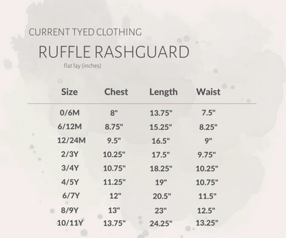 The "Alice" Ruffle Rashguard