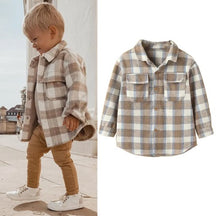 Load image into Gallery viewer, Toddler Plaid Shacket
