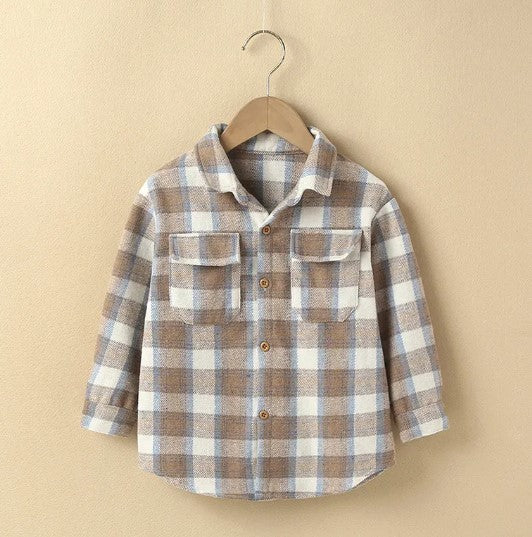 Toddler Plaid Shacket