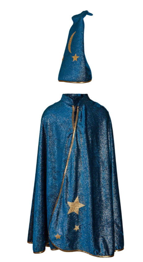 Starry Night Wizard Cape & Hat