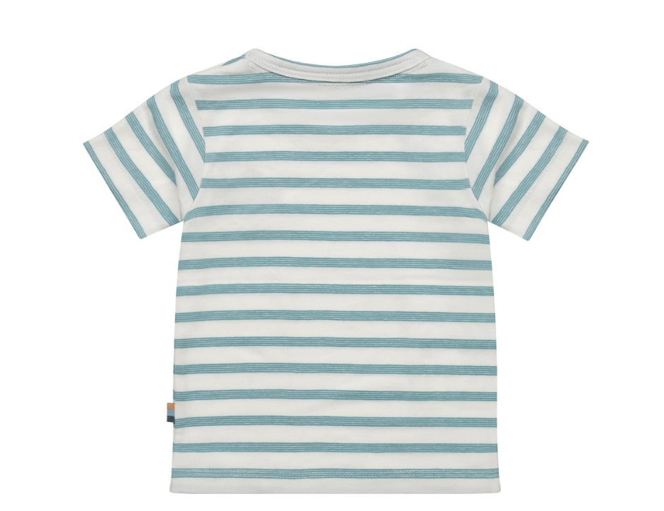 Surfing Crew Blue & White Striped Tee