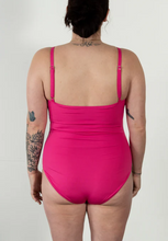 Load image into Gallery viewer, &quot;Brights&quot; Hot Pink Ribbed One Piece
