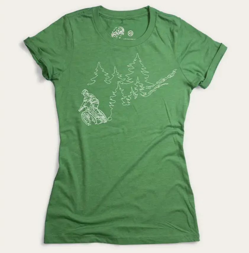 One Line Mountain Bike T-Shirt