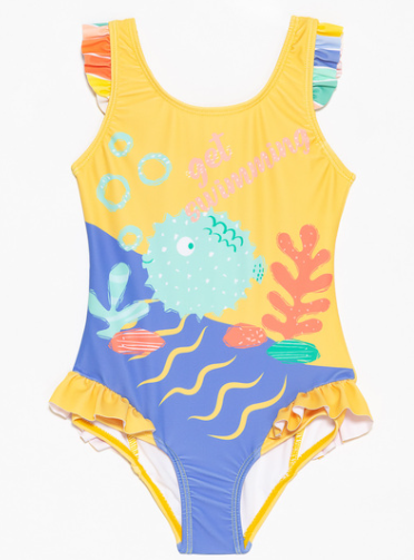 Ruffled Infant One-Piece Swimsuit