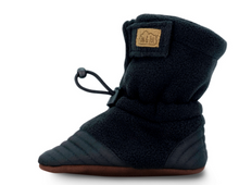 Load image into Gallery viewer, Adjustable Stay Put Cozy Booties- Black
