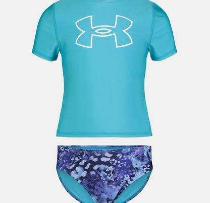 UA Youth Animal Tropic Rashguard Set