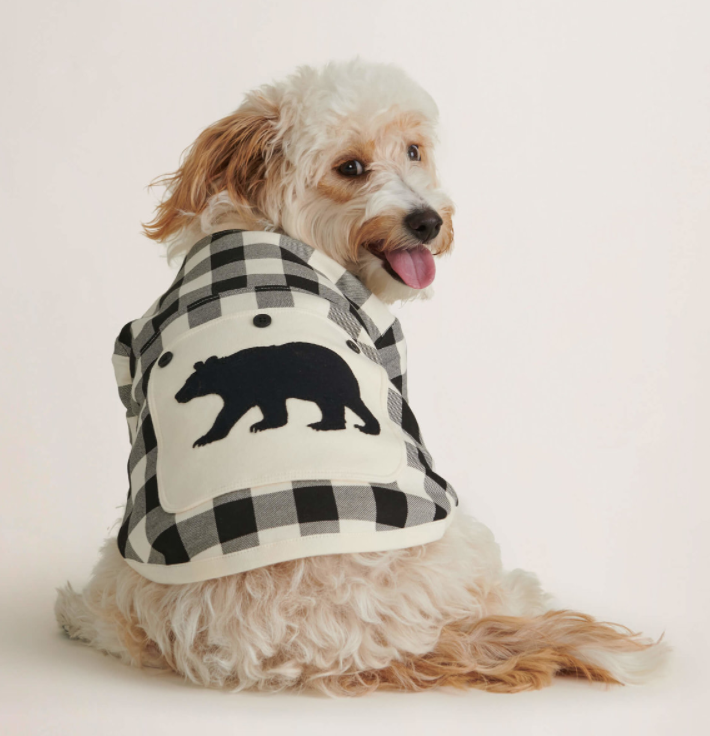 Cream Dog Pajama