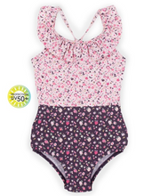 Load image into Gallery viewer, Rose Floral One Piece Swimsuit
