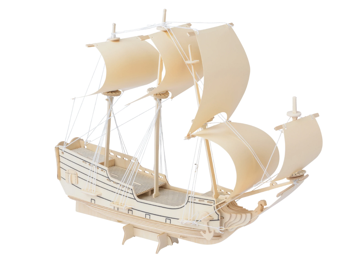 HMS Endeavour Wood Ship