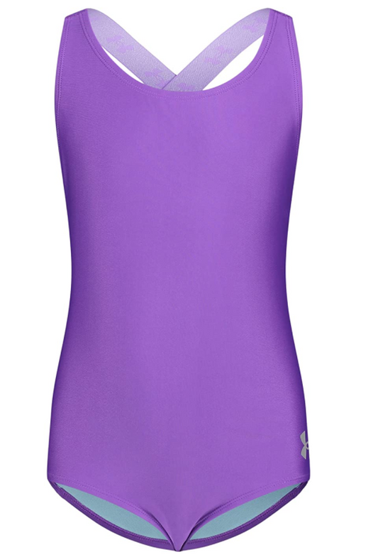 UA Girl's Grape Racer One Piece Swimsuit