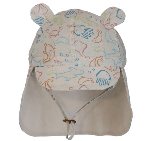 Organic Cotton Bear Hat