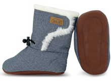 Load image into Gallery viewer, Stay Put Winter Booties- Heather Grey
