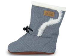 Load image into Gallery viewer, Stay Put Winter Booties- Heather Grey
